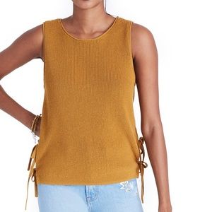 Madewell Side Tie Sweater Tank